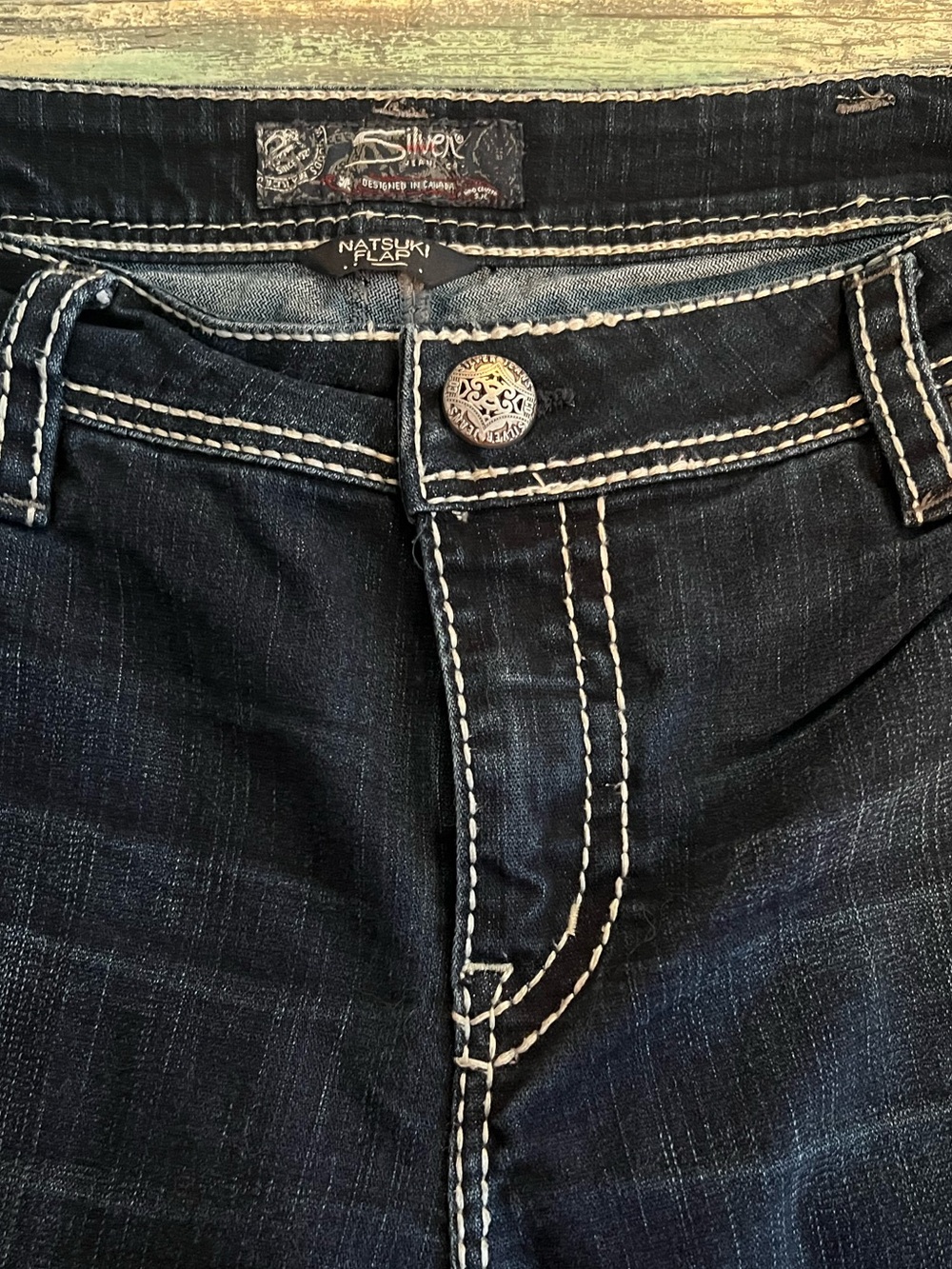 💎 Silver Jeans Co. Natsuki Flap Thick Stitch Bootcut Jeans
